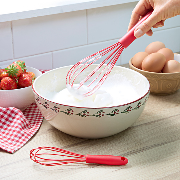 Lot de 2 fouets, rouge Basilico