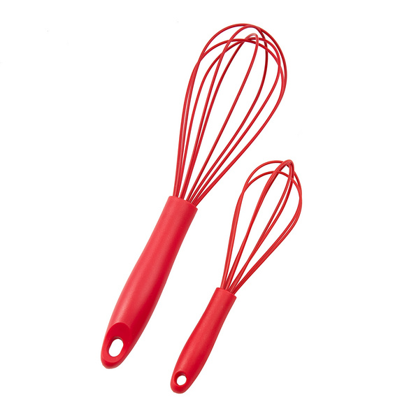 Lot de 2 fouets, rouge Basilico