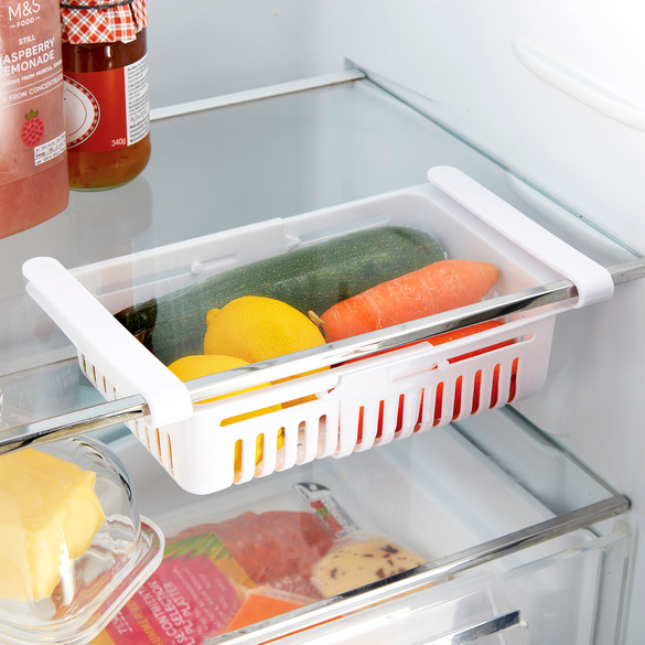 Rangement à suspendre pour réfrigérateur, blanc Basilico