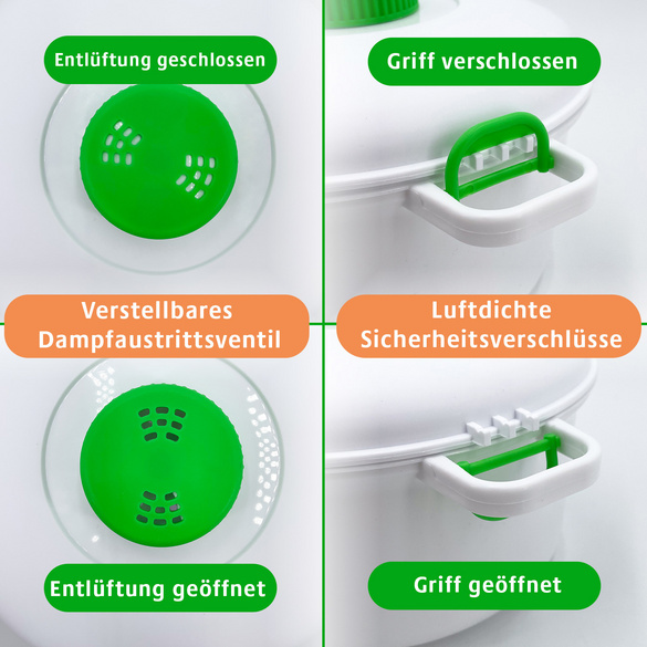 Autocuiseur pour micro-ondes Basilico