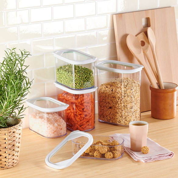 Lot de 5 Boîtes de conservation empilables