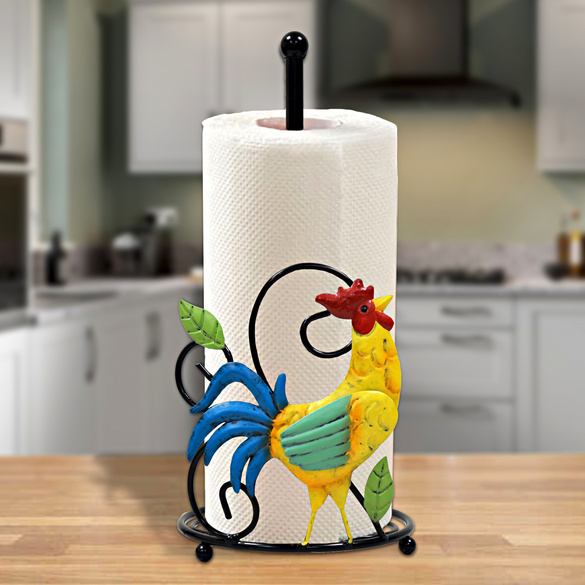 Support pour papier absorbant "Coq"