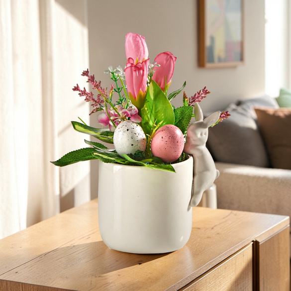 Composition pour Pâques en pot Eldo