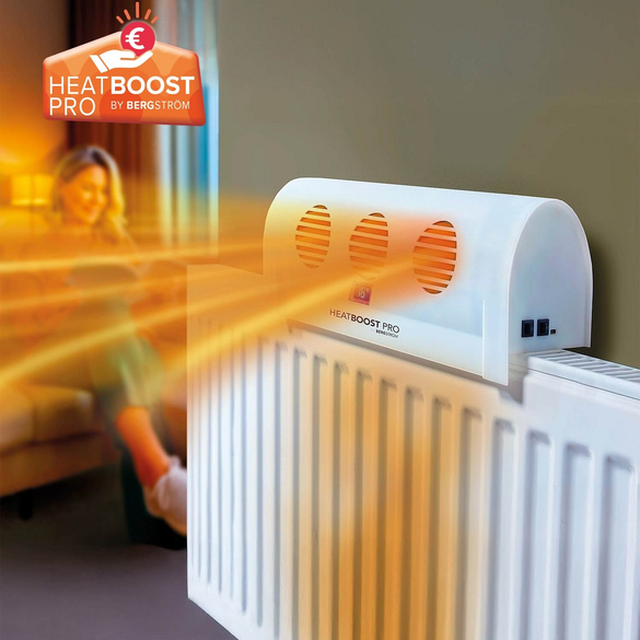Ventilateur de radiateur « Heatboost Pro » de Bergström - Économisez de l'énergie grâce à un chaufface plus efficace