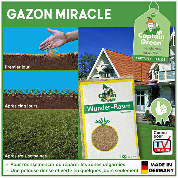 Semences "Pelouse magique" 1 kg