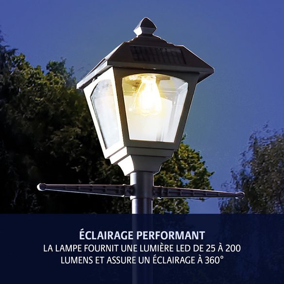Lampadaire solaire Gainsborough