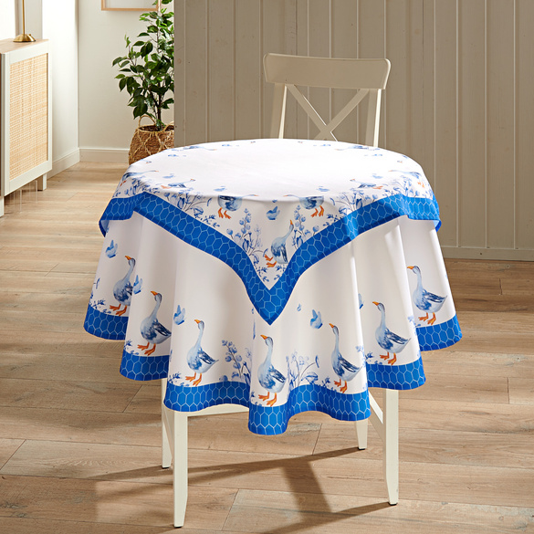 Nappe "Oies"  85 x 85 cm Eldo