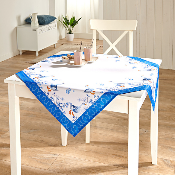 Nappe "Oies"  85 x 85 cm