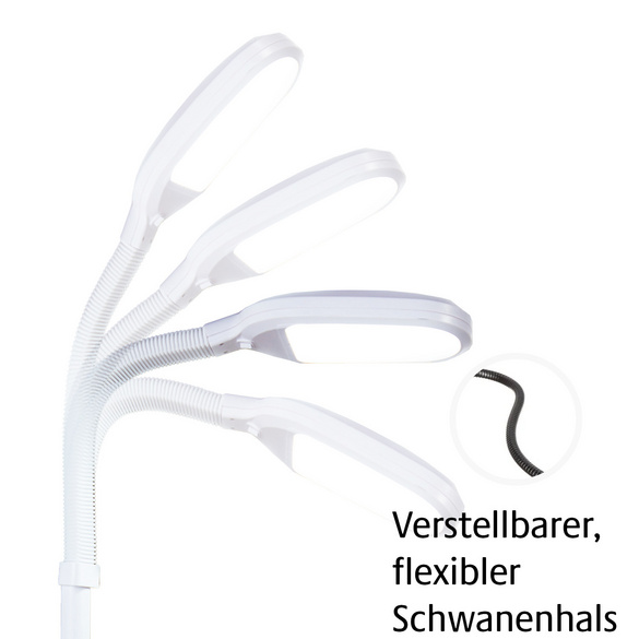 Lampe LED lumière du jour, gris