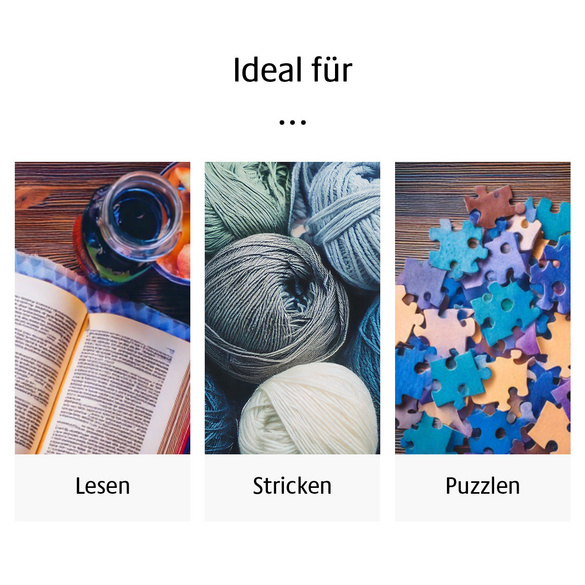 Lampe LED lumière du jour, gris