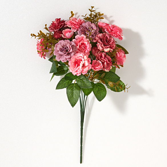 Bouquet d'œillets Eldo H 43 cm