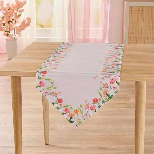 Chemin de table "Roses" Eldo 40 x 120 cm