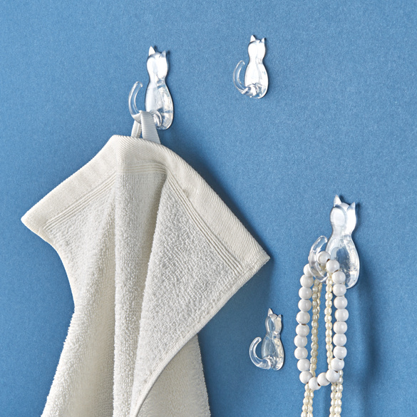 Crochets chat transparents