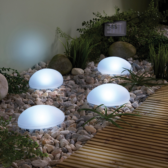 Lampes solaires 4 pièces "Pierres" Gainsborough