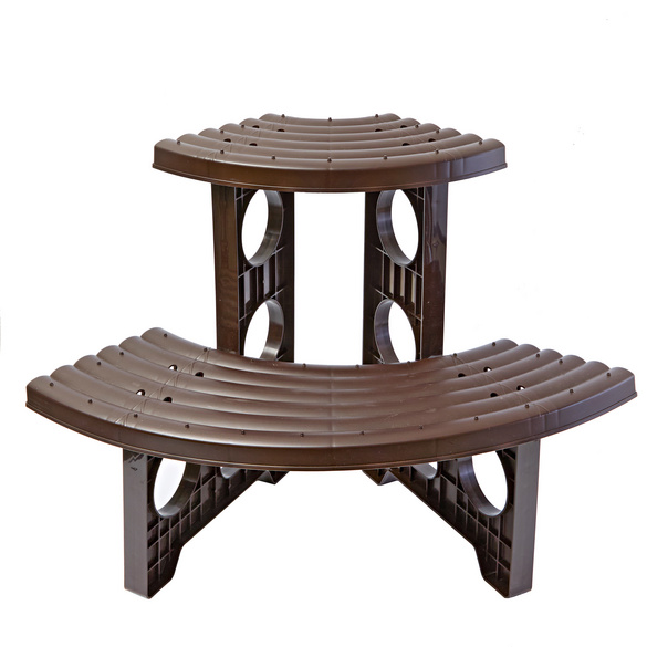 Banc d'angle pour plantes 2 étages Gainsborough