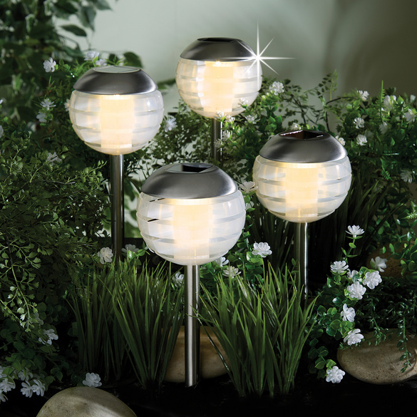 Lot de 4 lampes solaires Gainsborough