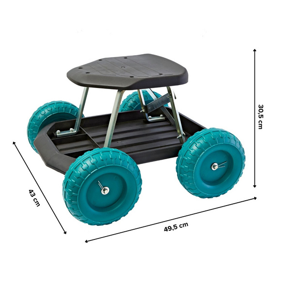 Siège de jardin sur roues Victor Tools