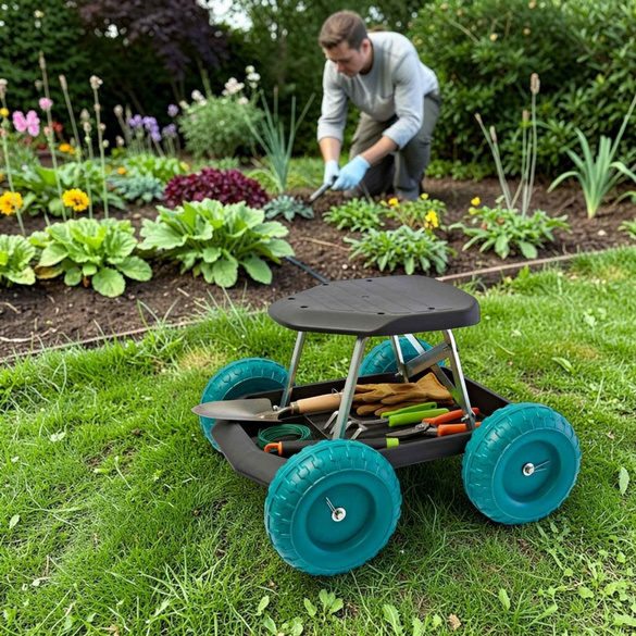 Siège de jardin sur roues Victor Tools