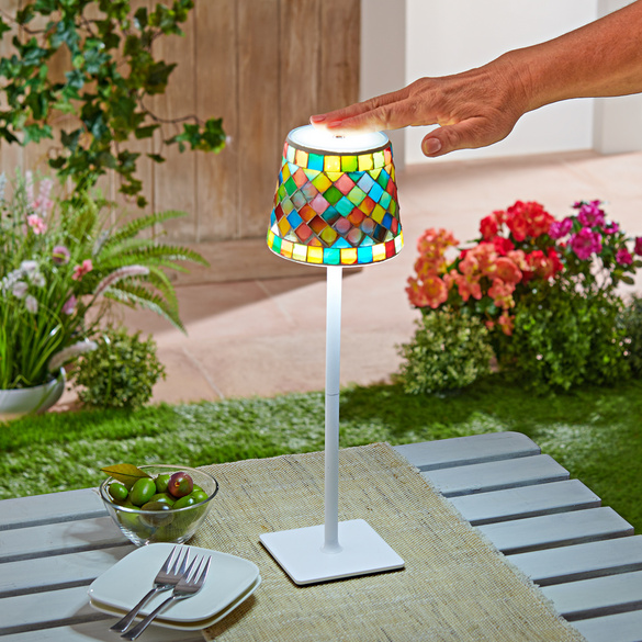 Lampe tactile "Style Tiffany" Eldo