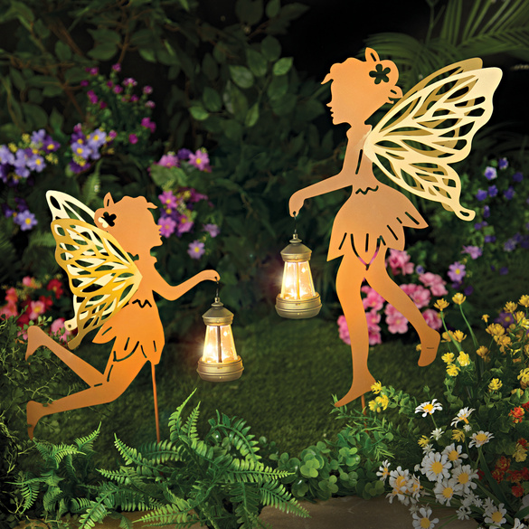 Lot de 2 piquets solaires "Fées" Gainsborough