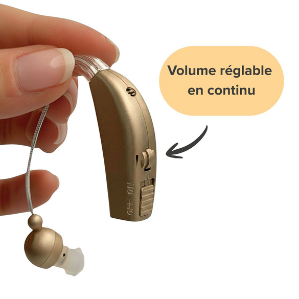 Aide auditif avec amplificateur USB