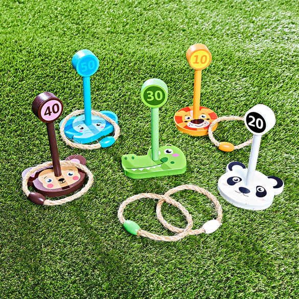 Jeu de lancer d'anneaux