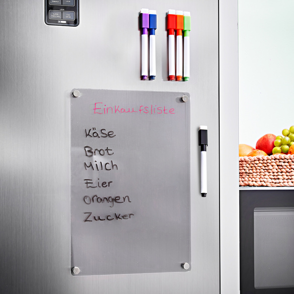 Tableau agenda, transparent, 7 pièces