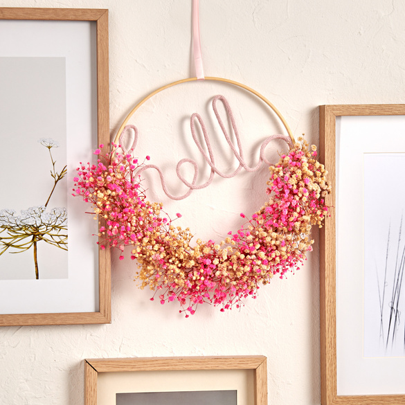 Suspension florale "Hello"