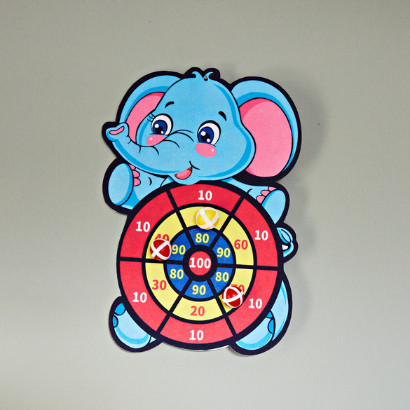 Jeu de balles scratchées Éléphant