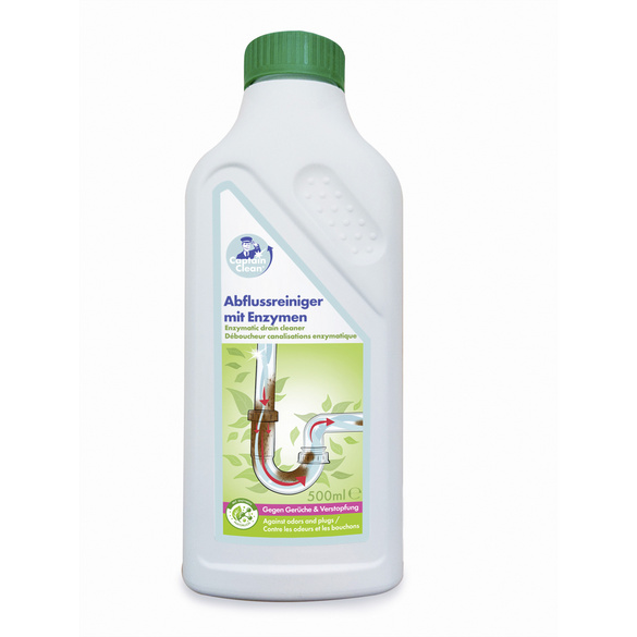 Captain Clean – Nettoyant pour canalisations aux enzymes, 500 ml