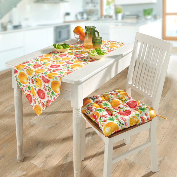 Chemin de table "Agrumes" Eldo 40 x 140 cm