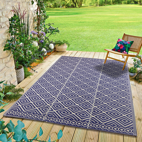 Tapis de jardin, bleu 150 x 240 cm Gainsborough
