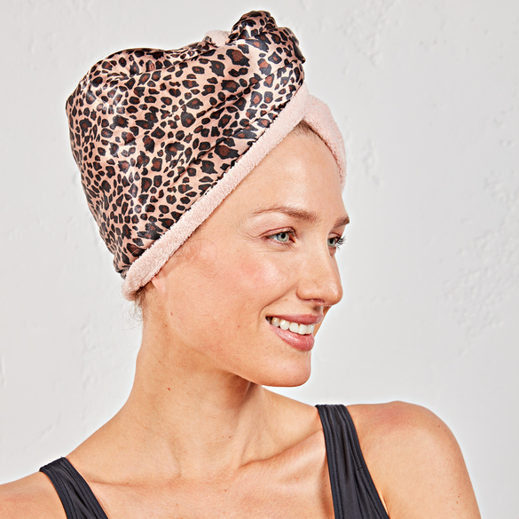 Serviette turban sèche-cheveux "Leo"