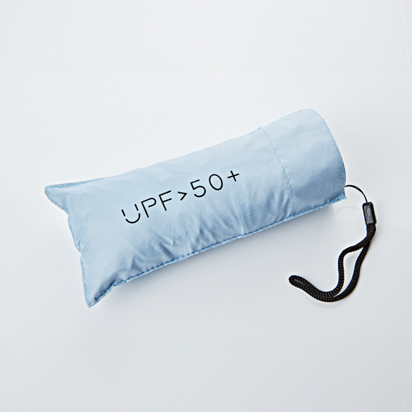 Mini parapluie anti-UV, bleu clair