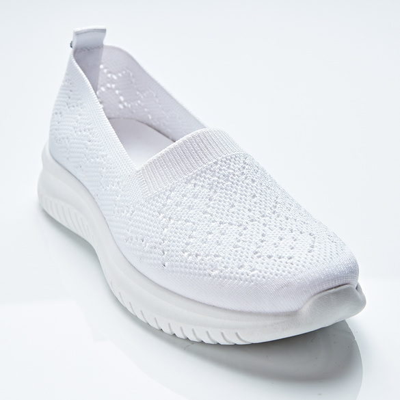 Chaussures en textile, blanc