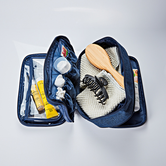 Nécessaire de voyage 3 en 1, bleu