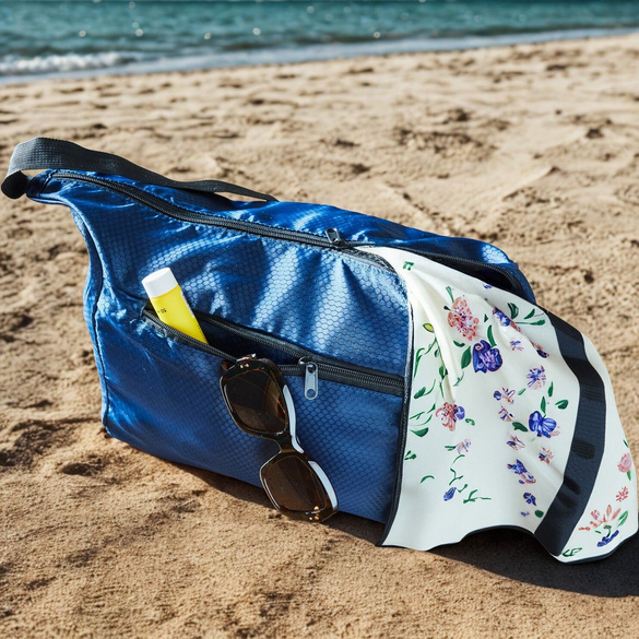 Sac pliable "Edda", bleu marine