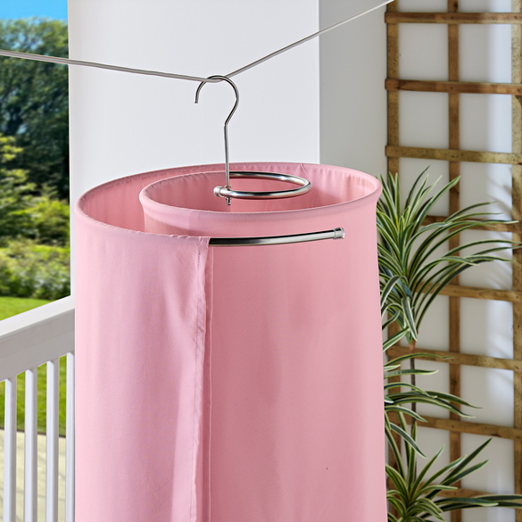 Séchoir en forme de spirale à suspendre, rose