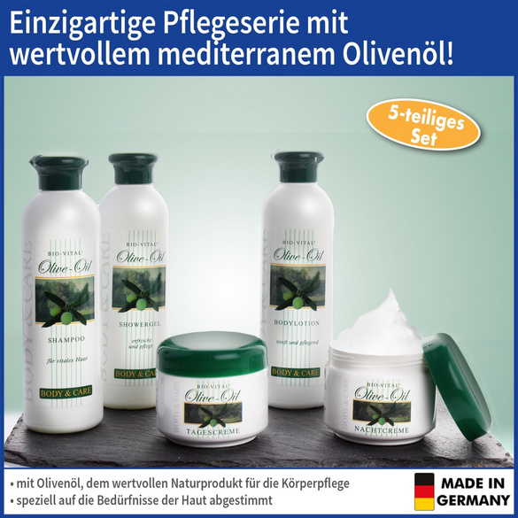 Coffret de soins à l'huile d'olive BioVital, 5 pcs.