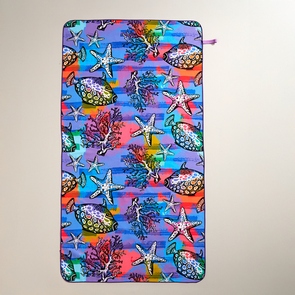 Drap de bain "Monde sous-marin" Eldo