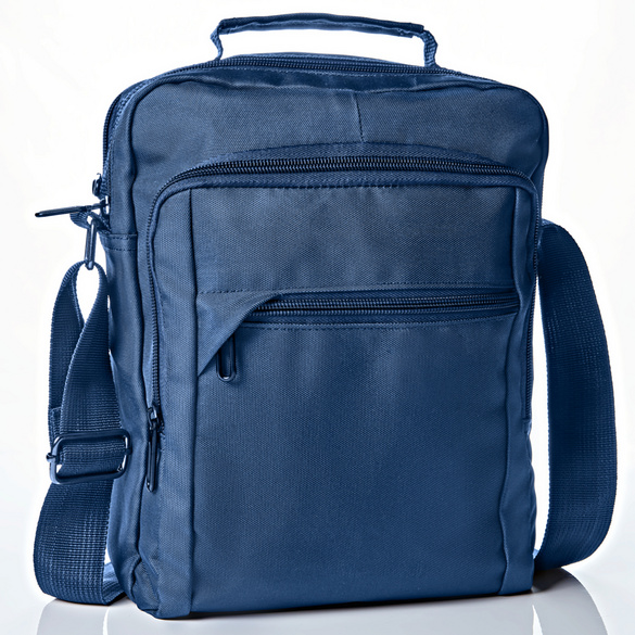 Sac bandoulière  "Lina" RFID, bleu marine