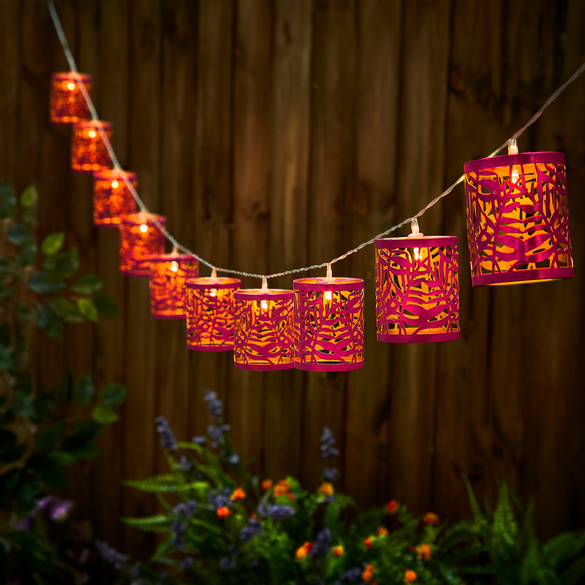 Guirlande lumineuse solaire de 10 pièces "Tropiques"