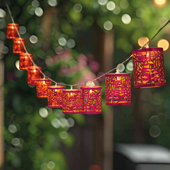Guirlande lumineuse solaire de 10 pièces "Tropiques"