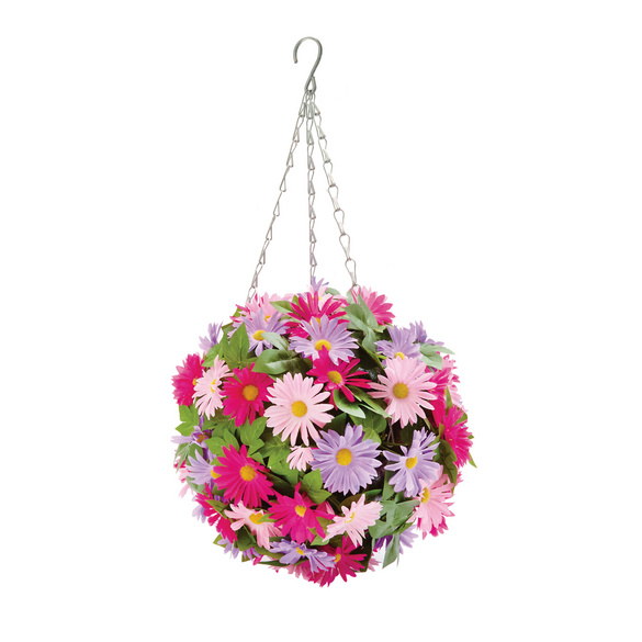 Boule fleurie asters