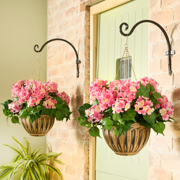 Suspension jardinière "Hortensias"