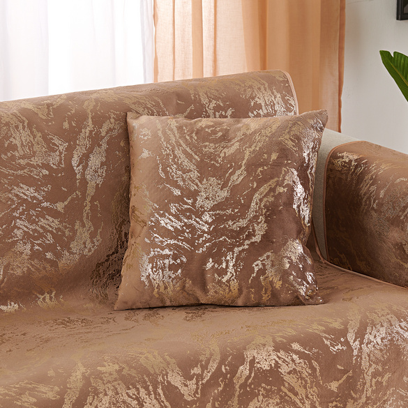 Coussin 45 x 45 cm Eldo, beige gris