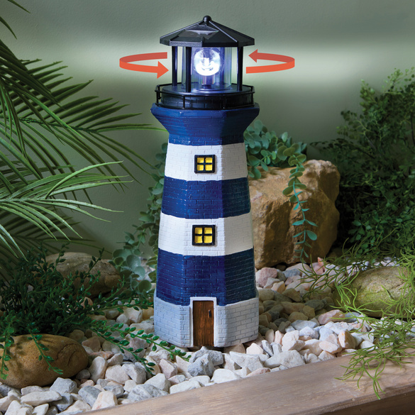 Décoration solaire phare