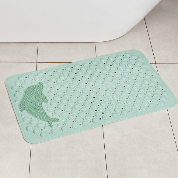 Tapis de bain dauphin vert