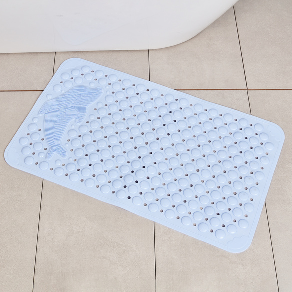 Tapis de bain dauphin bleu