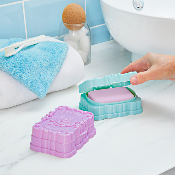 Lot de 2 boîtes à savon Clarsen